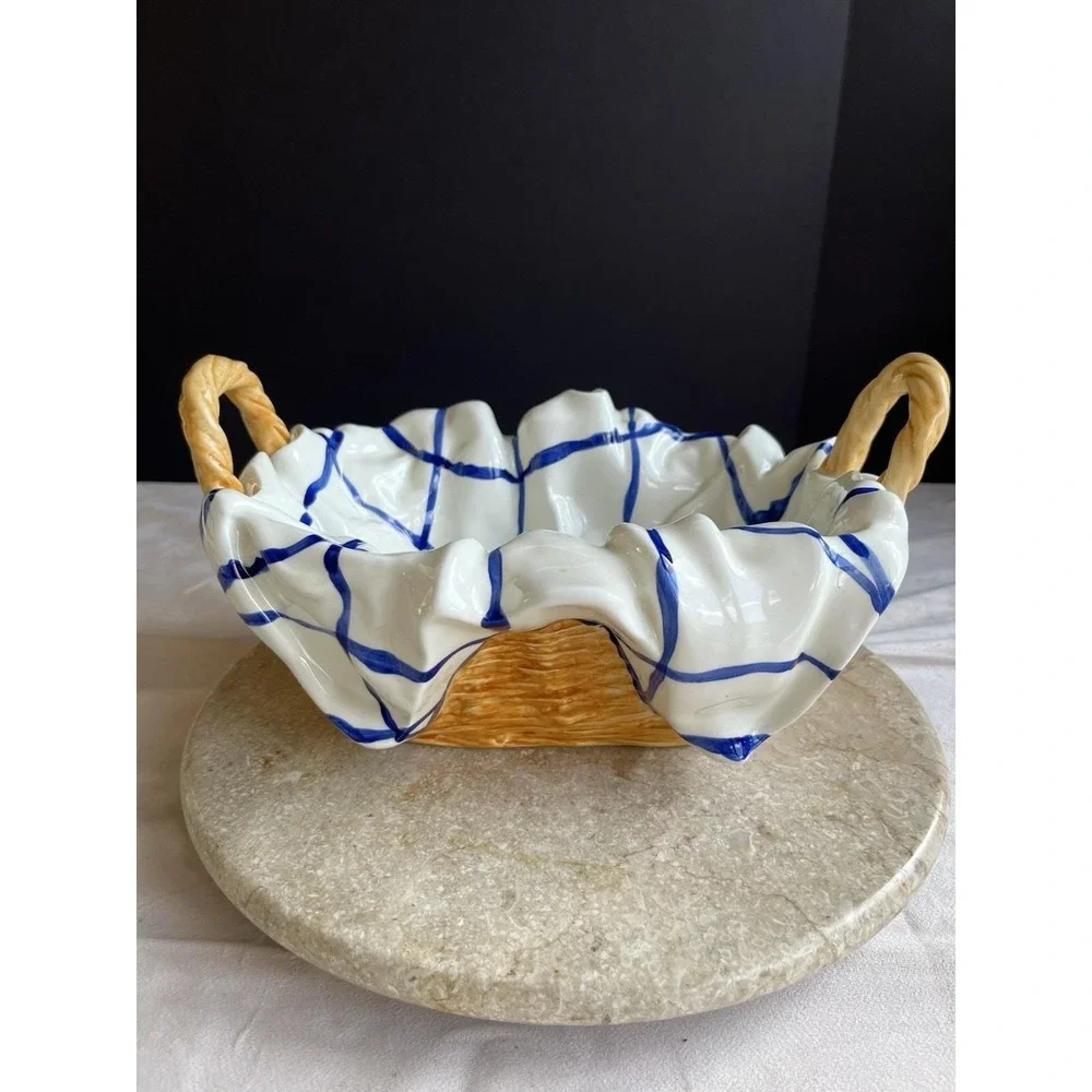 Annalea Collection Ceramic Picnic Bowl Excellent Condition